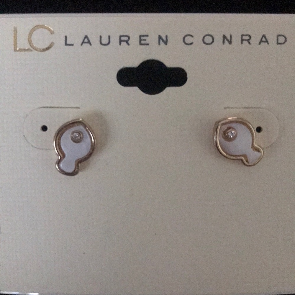 Lc Lauren Conrad fish earrings